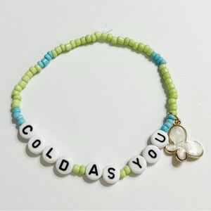 Taylor Swift Eras Tour Friendship Bracelet Cold As You Debut
